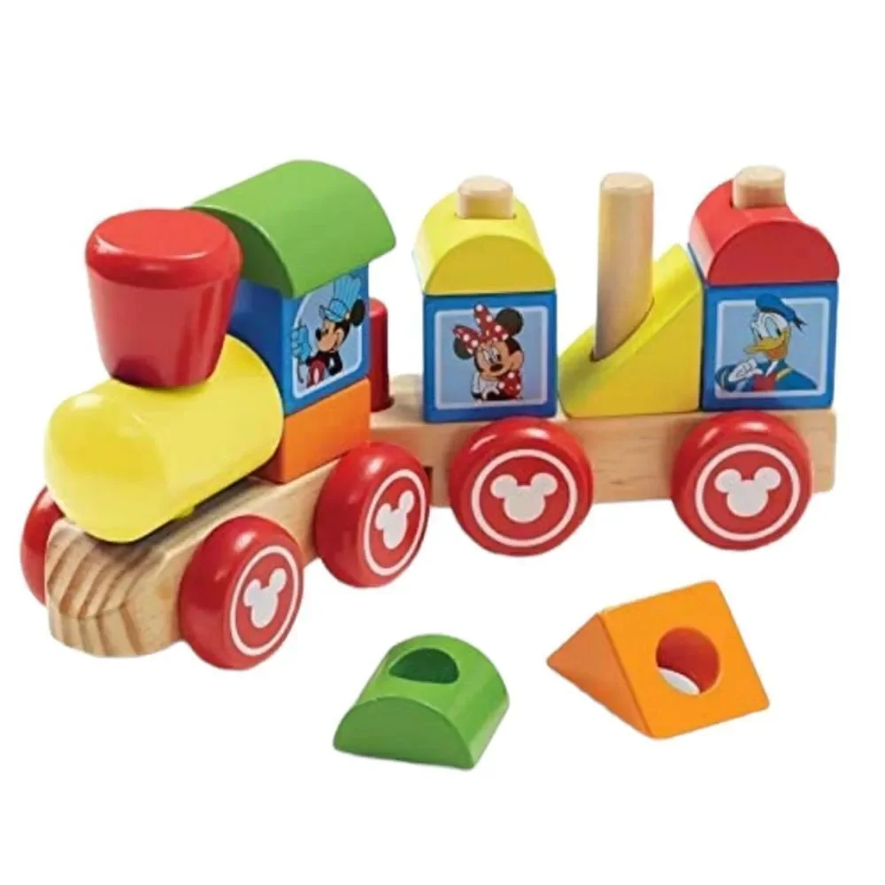 Melissa & Doug / Disney stacking wood Disney  train